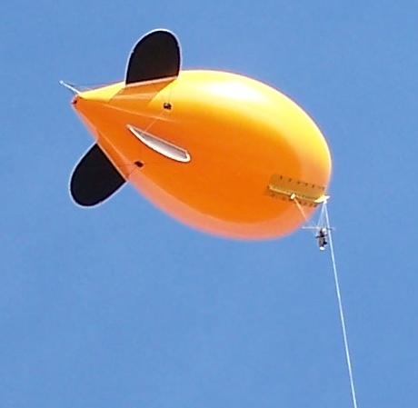 Blimp in Flight